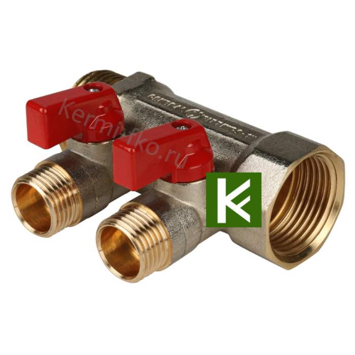 Коллектор никелированный STOUT SMB 6200 011202